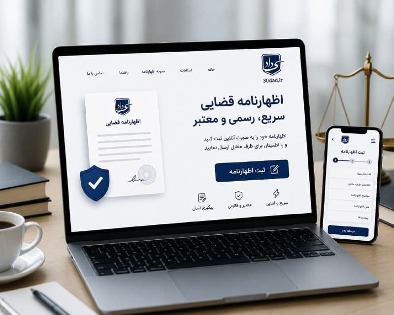 تنظیم اظهارنامه رسمی